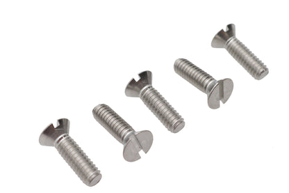 Slotted Round Head Screw 12-24 x 3/4 Stainless Steel