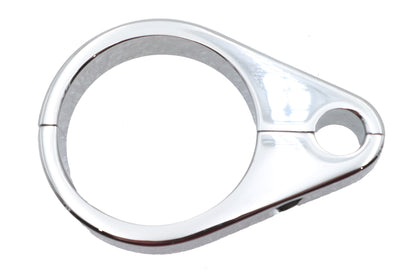Single Throttle Cable Clamp 1-3/4 Chrome