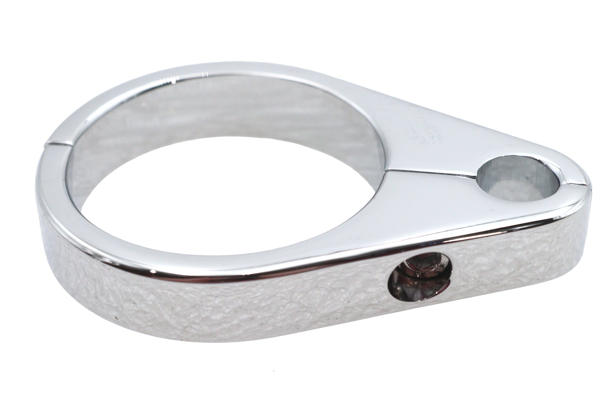 Single Throttle Cable Clamp 1-3/4 Chrome