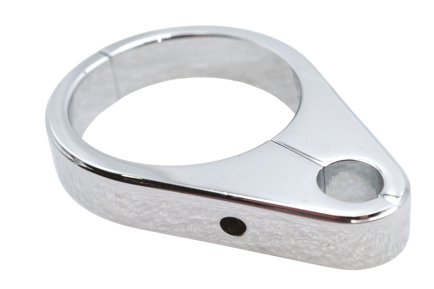 Single Throttle Cable Clamp 1-3/4 Chrome