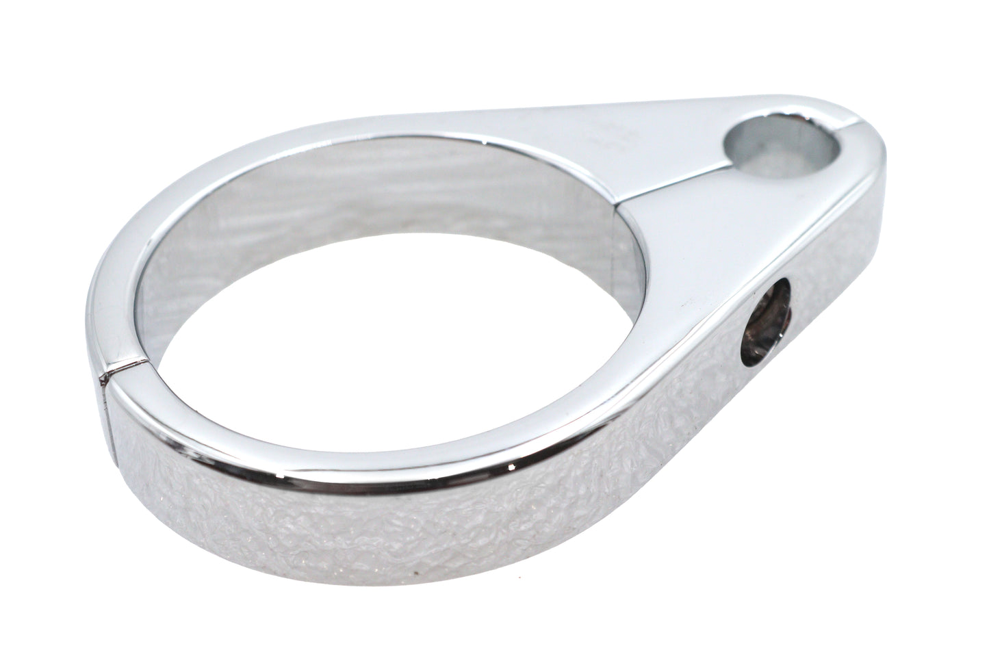Single Throttle Cable Clamp 1-3/4 Chrome