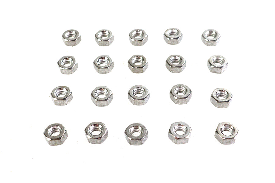 Hex Nuts 1/4-20 Chrome