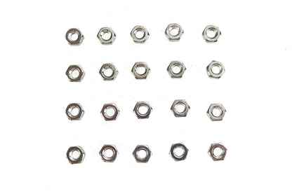 Hex Nuts 1/4-20 Chrome