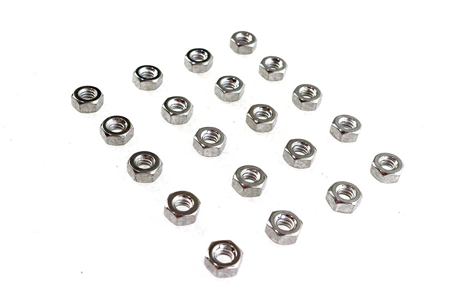 Hex Nuts 1/4-20 Chrome