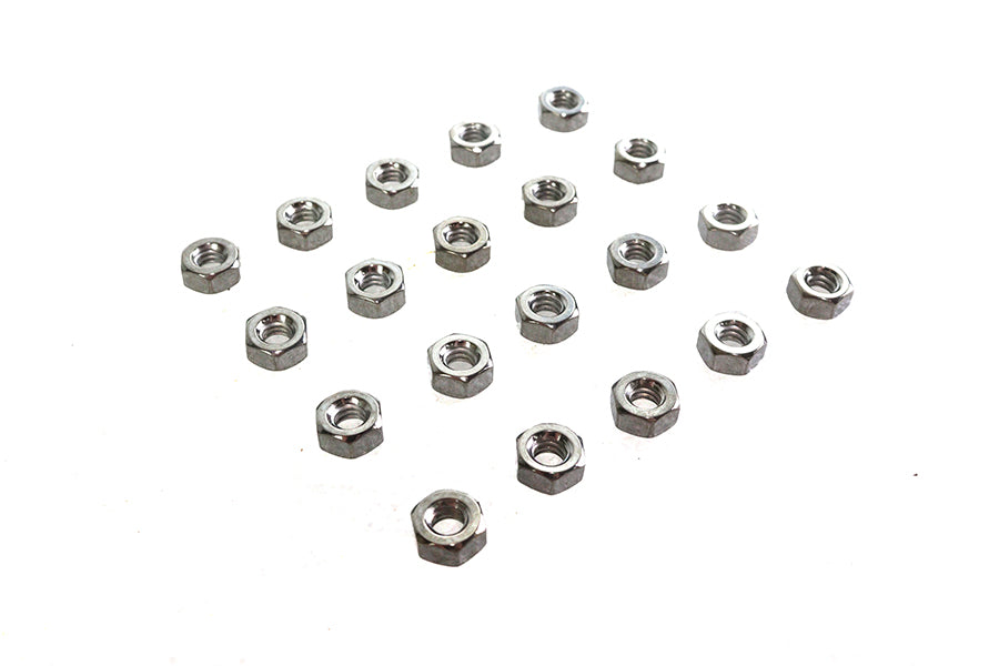 Hex Nuts 1/4-20 Chrome