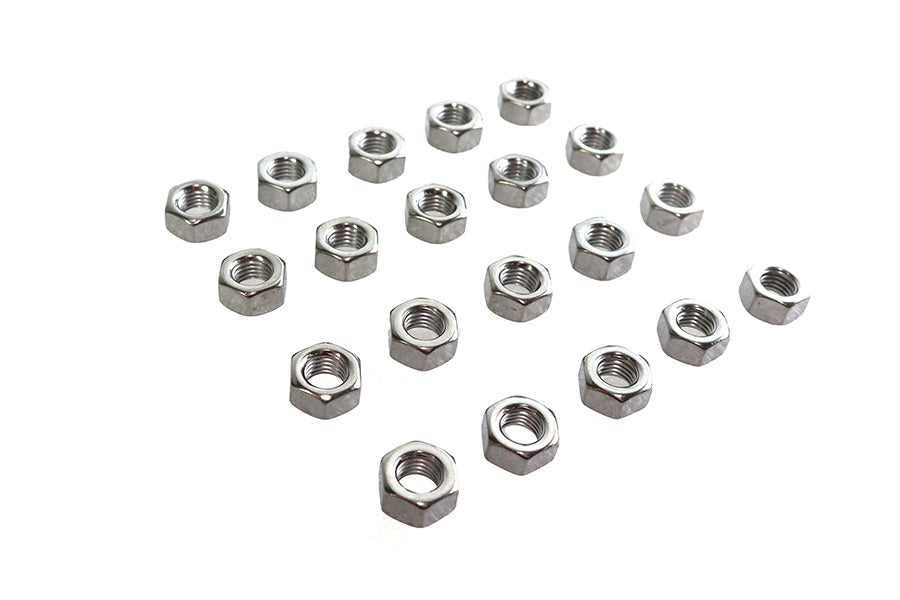 Chrome Hex Nuts 5/16-18