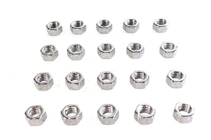 Chrome Hex Nuts 3/8-16