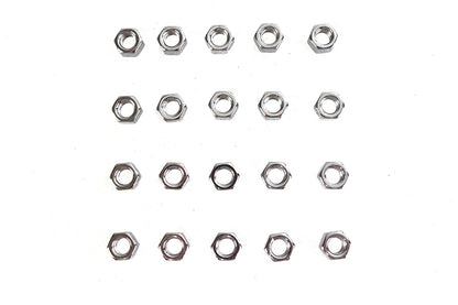 Chrome Hex Nuts 3/8-16