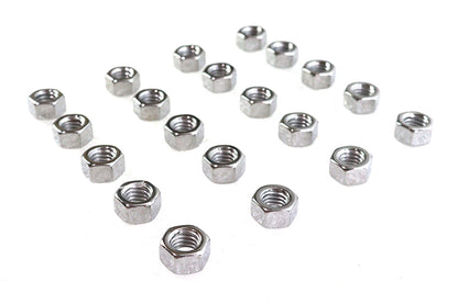 Chrome Hex Nuts 3/8-16