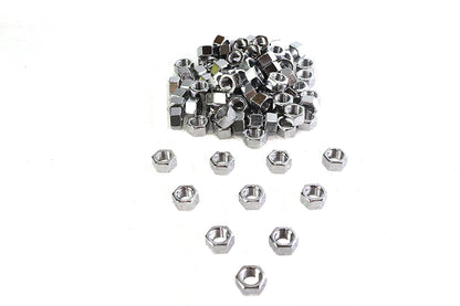 Chrome Hex Nuts 3/8-24
