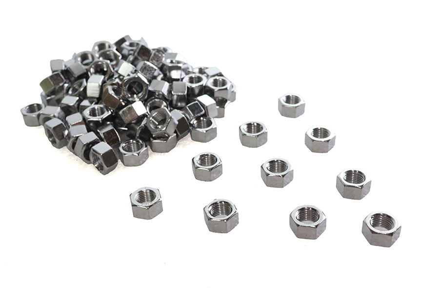 Chrome Hex Nuts 3/8-24