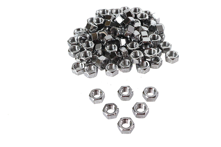 Chrome Hex Nuts 7/16-20