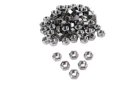 Chrome Hex Nuts 7/16-20