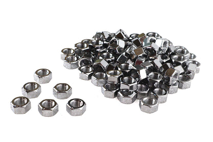 Chrome Hex Nuts 7/16-20