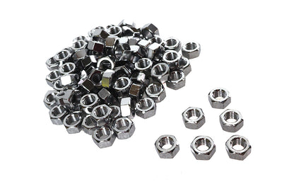 Chrome Hex Nuts 7/16-20