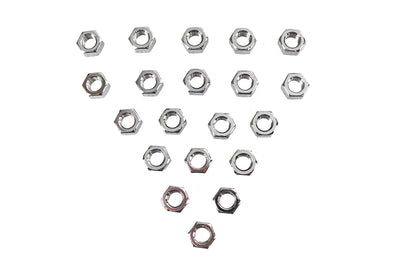 Chrome Hex Nuts 7/16-20