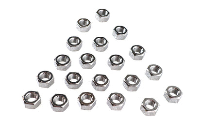 Chrome Hex Nuts 7/16-20