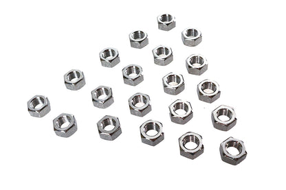 Chrome Hex Nuts 7/16-20