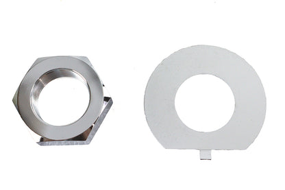 Fork Stem Chrome Nut and Lock Washer Kit