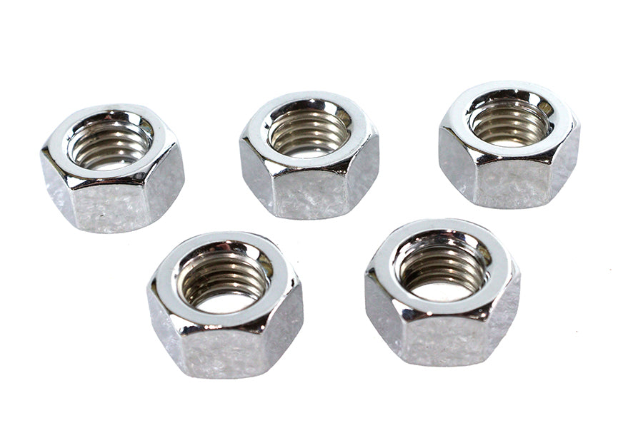 Chrome Hex Nuts 5/8-11