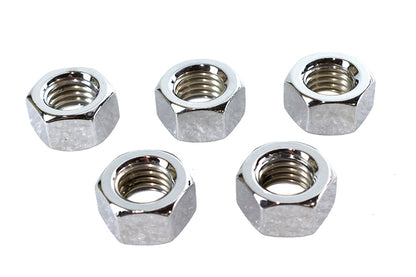 Chrome Hex Nuts 5/8-11