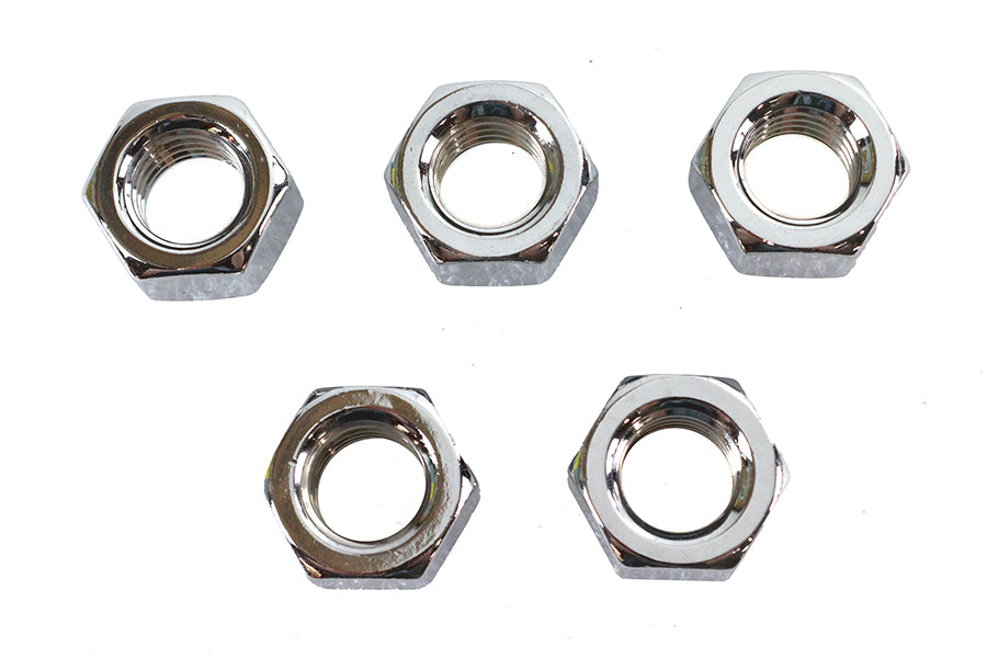 Chrome Hex Nuts 5/8-11