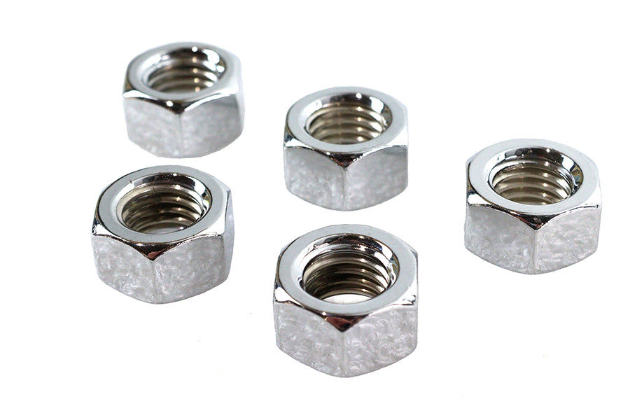 Chrome Hex Nuts 5/8-11