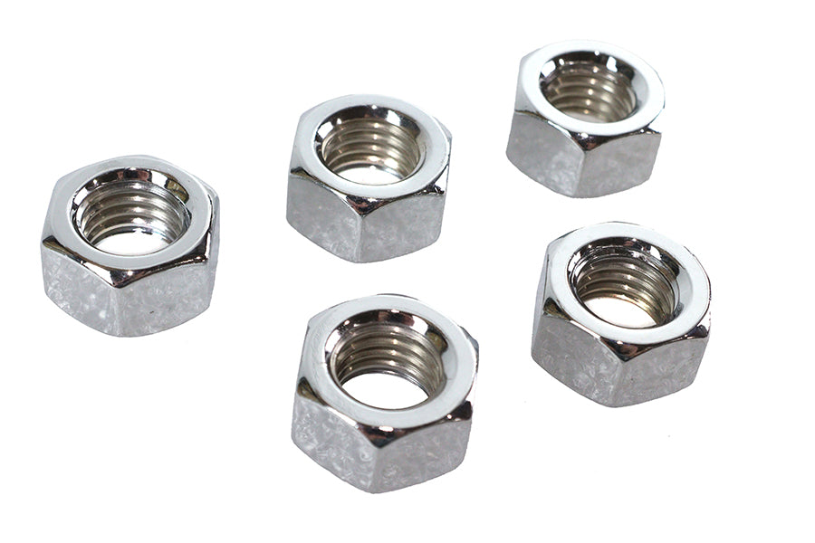Chrome Hex Nuts 5/8-11