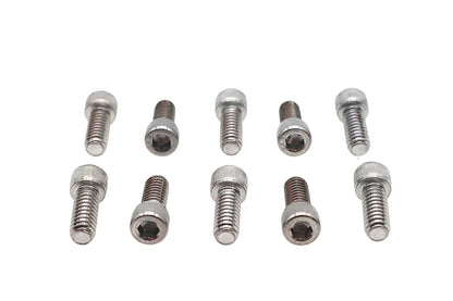 Allen Socket Cap Bolt Knurled Chrome 1/4 X 5/8
