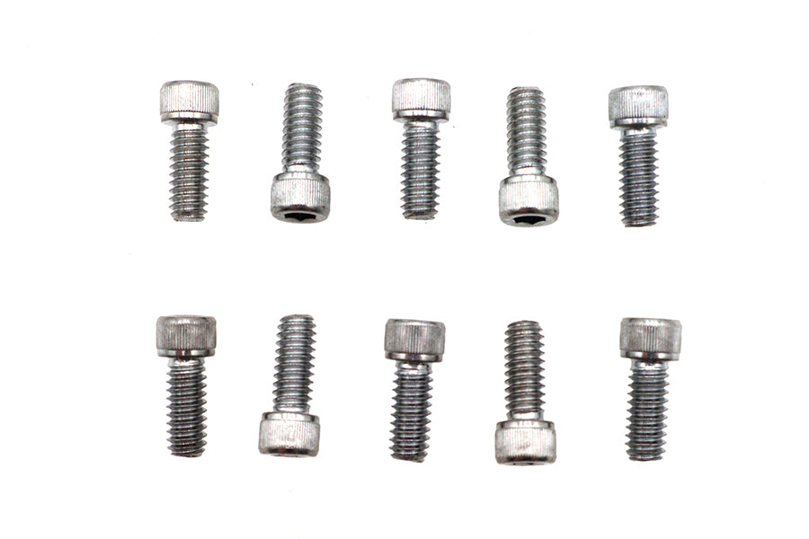Allen Socket Cap Bolt Knurled Chrome 1/4 X 5/8