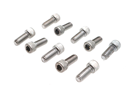 Allen Socket Cap Bolt Knurled Chrome 1/4 X 5/8