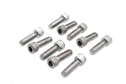 Allen Socket Cap Bolt Knurled Chrome 1/4 X 3/4