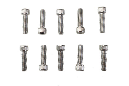 Allen Socket Cap Bolt Knurled Chrome 1/4 X 7/8