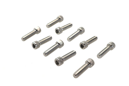 Allen Socket Cap Bolt Knurled Chrome 1/4 X 7/8