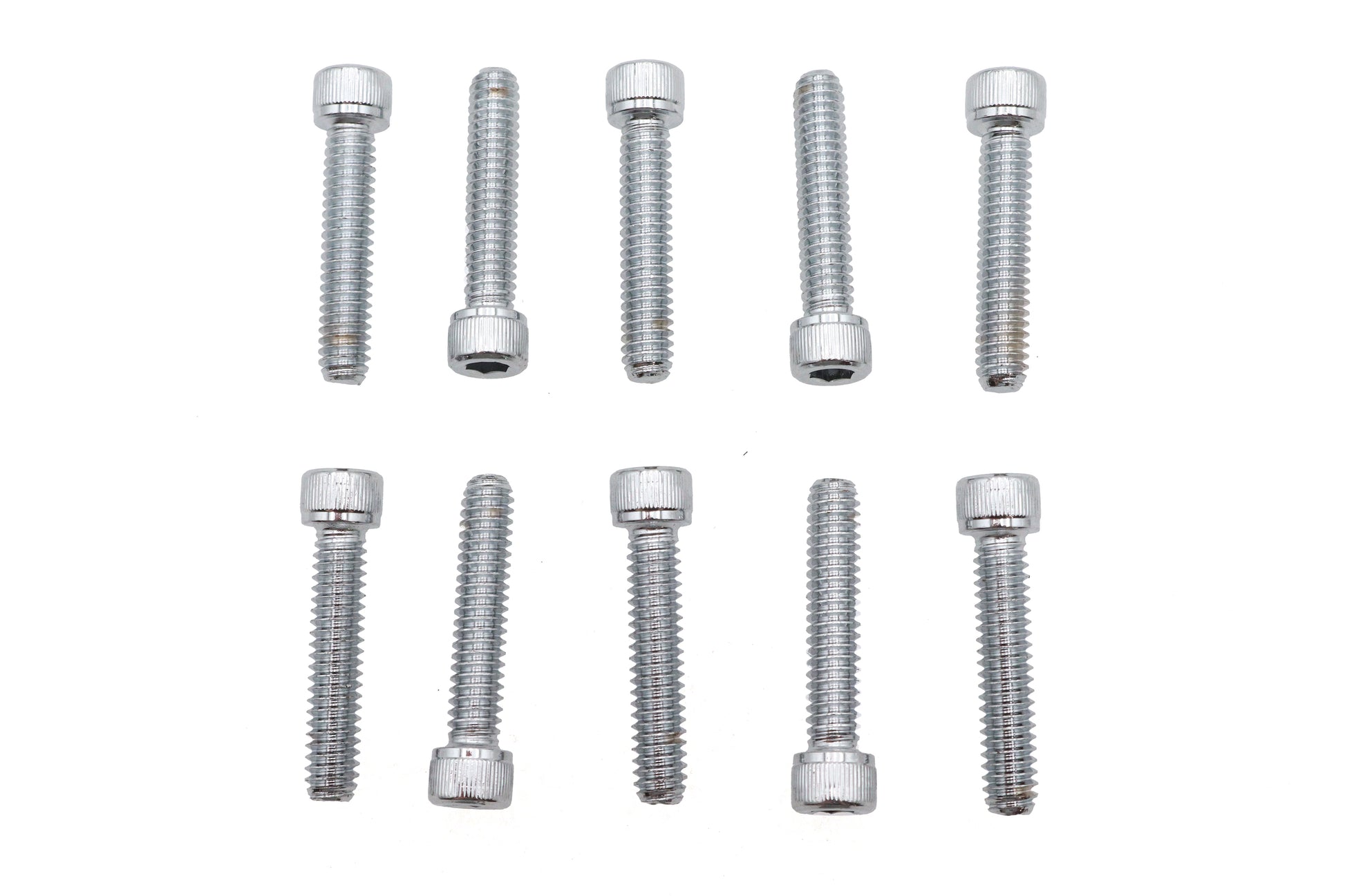 Allen Socket Cap Bolt Knurled Chrome 1/4 X 1-1/4
