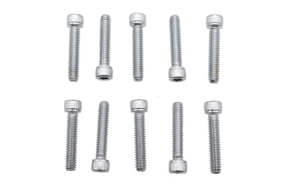 Allen Socket Cap Bolt Knurled Chrome 1/4 X 1-1/4