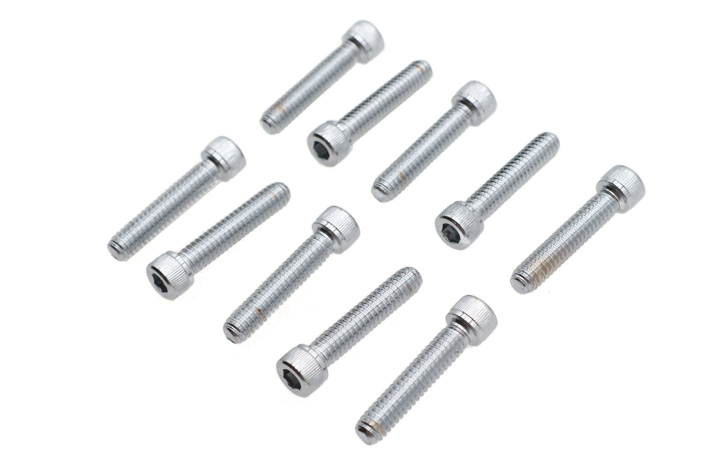 Allen Socket Cap Bolt Knurled Chrome 1/4 X 1-1/4