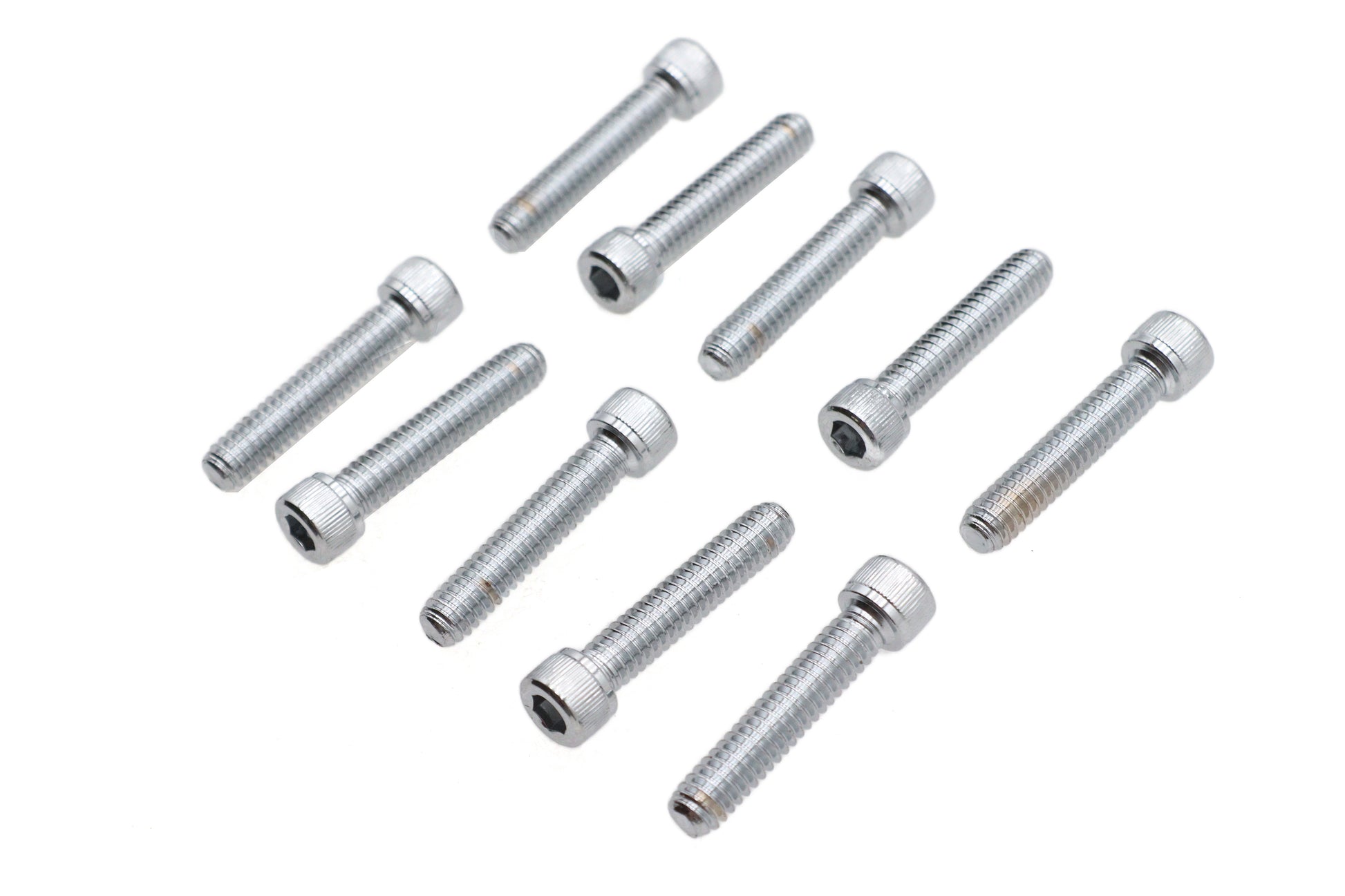 Allen Socket Cap Bolt Knurled Chrome 1/4 X 1-1/4