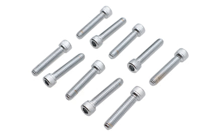 Allen Socket Cap Bolt Knurled Chrome 1/4 X 1-1/4
