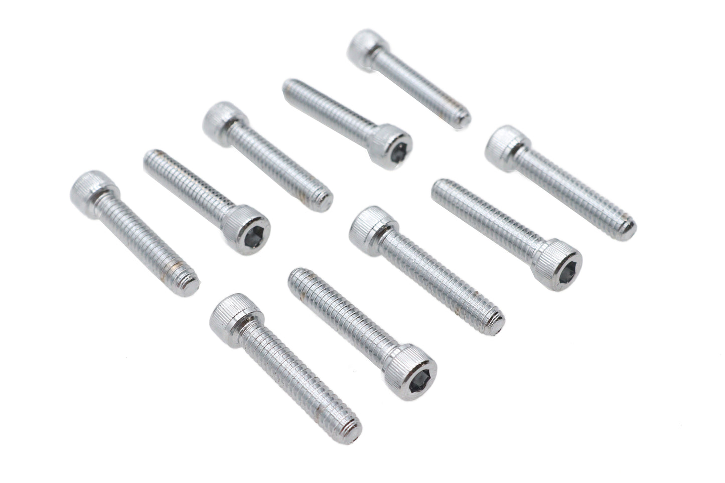 Allen Socket Cap Bolt Knurled Chrome 1/4 X 1-1/4