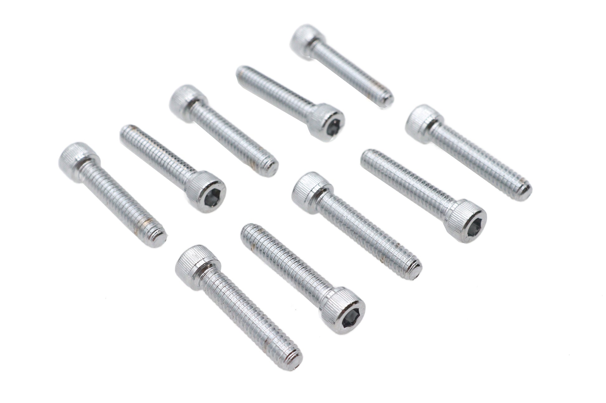 Allen Socket Cap Bolt Knurled Chrome 1/4 X 1-1/4