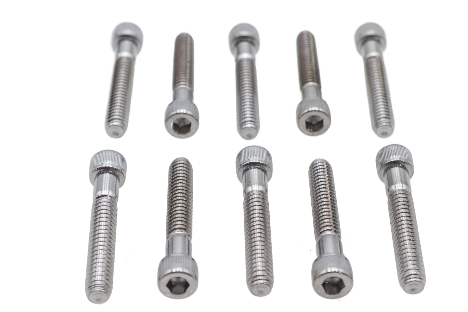 Allen Socket Cap Bolt Knurled Chrome 1/4 X 1-1/2