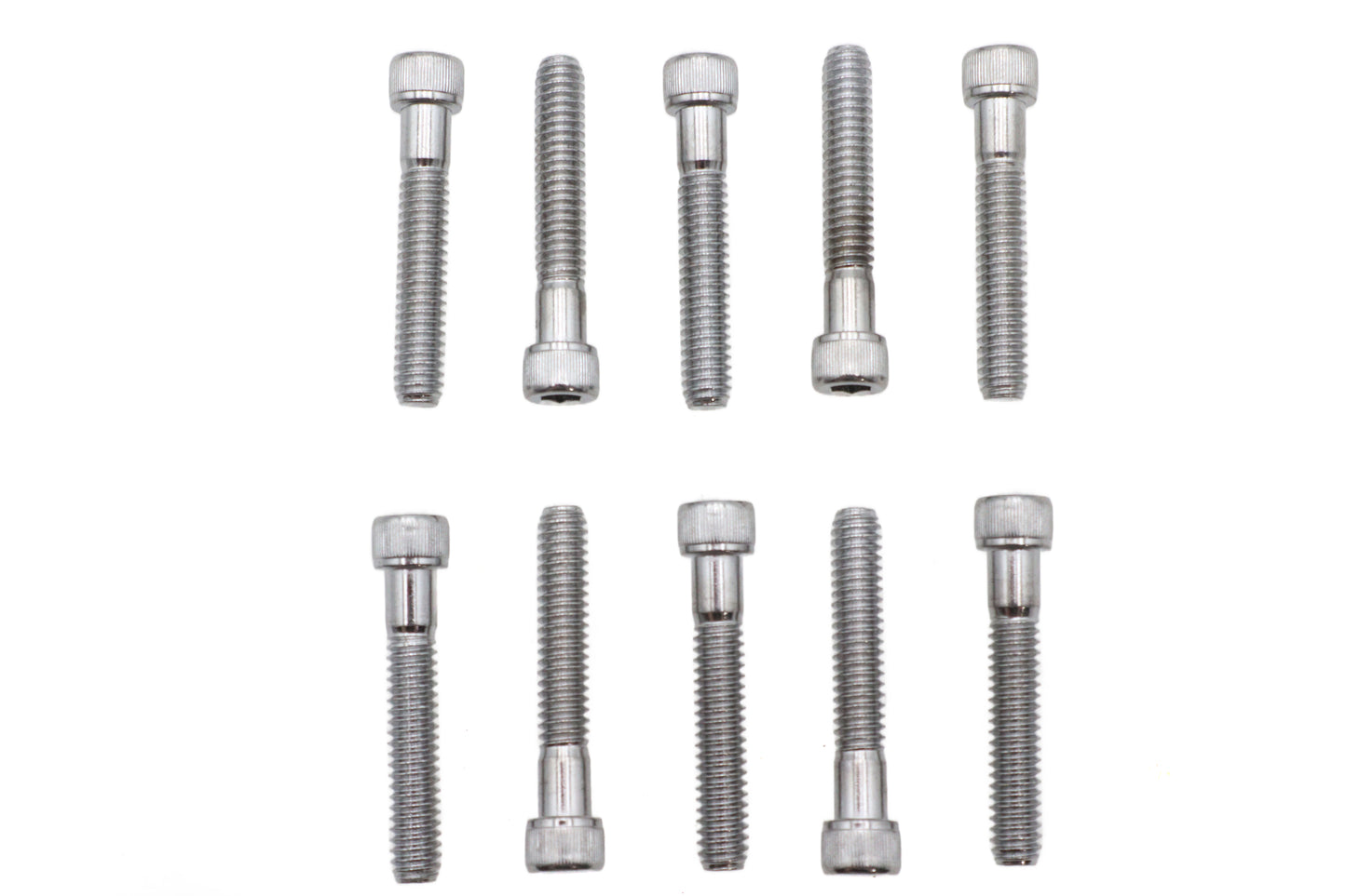 Allen Socket Cap Bolt Knurled Chrome 1/4 X 1-1/2