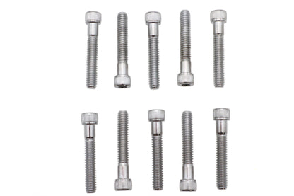 Allen Socket Cap Bolt Knurled Chrome 1/4 X 1-1/2