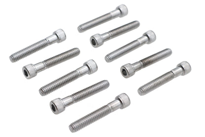Allen Socket Cap Bolt Knurled Chrome 1/4 X 1-1/2