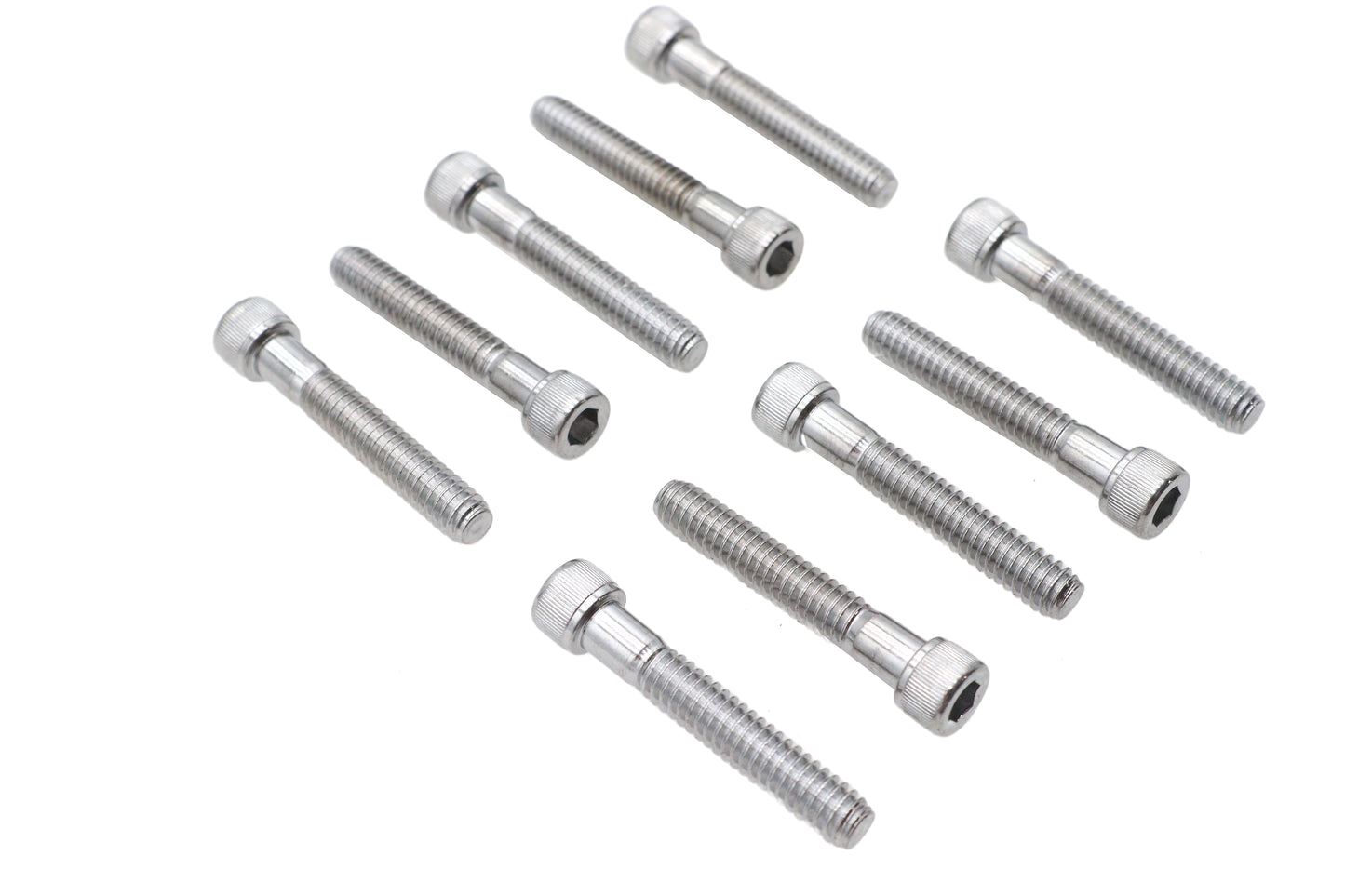 Allen Socket Cap Bolt Knurled Chrome 1/4 X 1-1/2