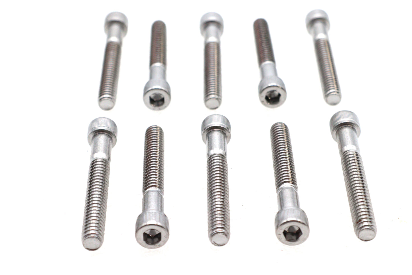 Allen Socket Cap Bolt Knurled Chrome 1/4 X 1-3/4