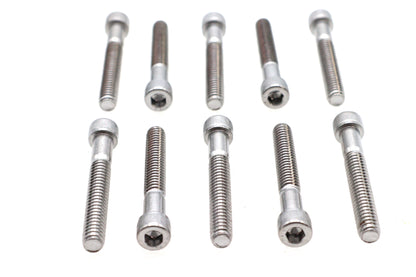 Allen Socket Cap Bolt Knurled Chrome 1/4 X 1-3/4