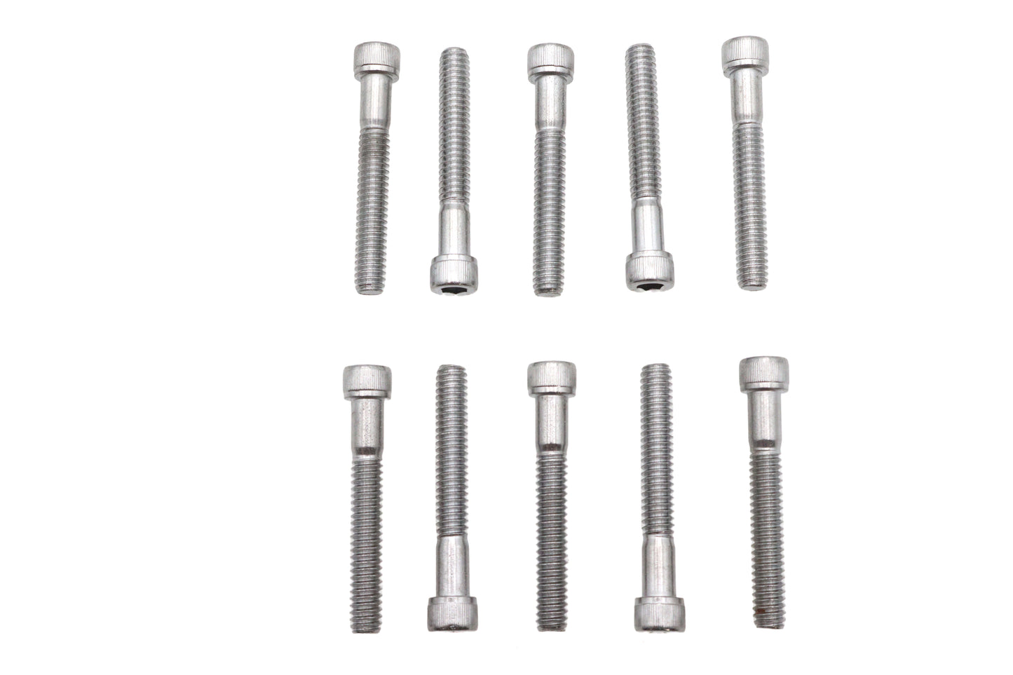 Allen Socket Cap Bolt Knurled Chrome 1/4 X 1-3/4