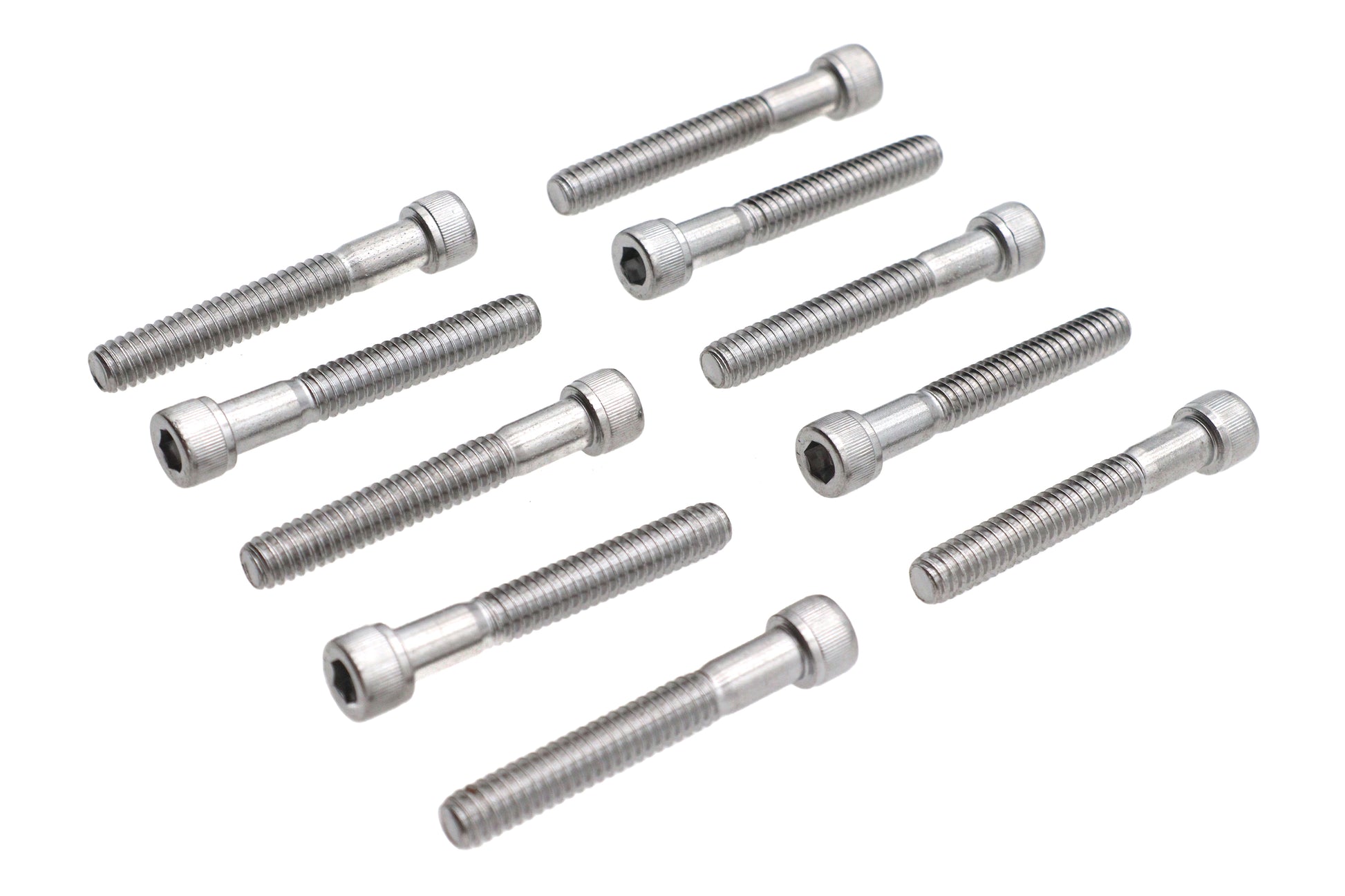 Allen Socket Cap Bolt Knurled Chrome 1/4 X 1-3/4